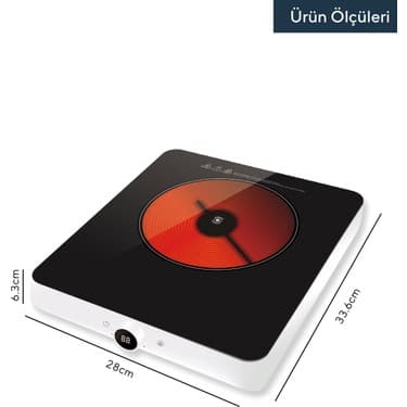 Kumtel Tekli Elektrikli Vitroseramik Ocak HCA-2001 5