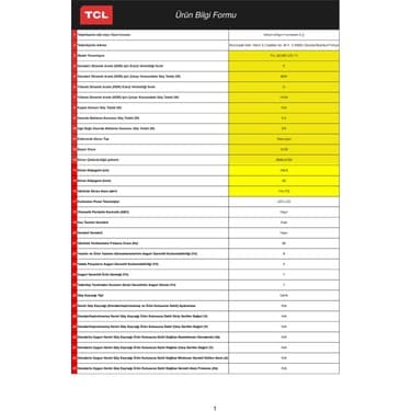 TCL 65V6B 65" 165 Ekran Uydu Alıcılı 4K Ultra HD Google TV 7