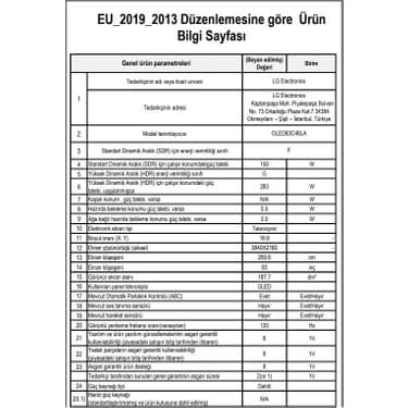 LG OLED83C46LA 83" 210 Ekran Uydu Alıcılı 4K Ultra HD Smart LED TV 4