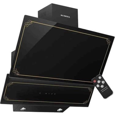 Kumtel Rustik Siyah Ankastre 2'li Set (D-835 - M6 40) - Davlumbaz ve Ocak 2