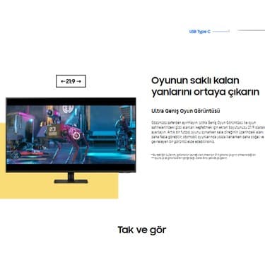 Samsung 4K Ultra HD HDR10 Monitör 109 Ekran 43" Wi-Fi Bağlantı Smart Slim Monitör- TV 6
