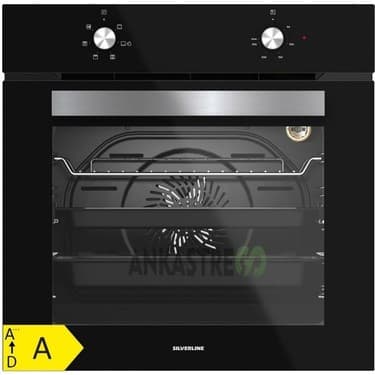 Silverline BO6501B01 - CS5343B01 Siyah Cam Ankastre Set 3