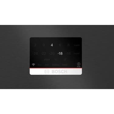 Bosch KGP86AXB0N B Enerji Sınıfı 621 Lt No Frost Buzdolabı Siyah Inox 3
