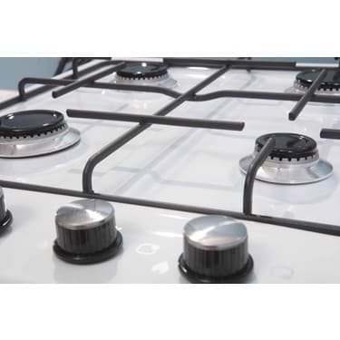 Erato 4 Dört Gözlü Set Üstü Ocak Doğalgaz Uyumlu Beyaz 2