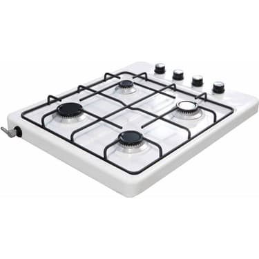 Erato 4 Dört Gözlü Set Üstü Ocak Doğalgaz Uyumlu Beyaz 3