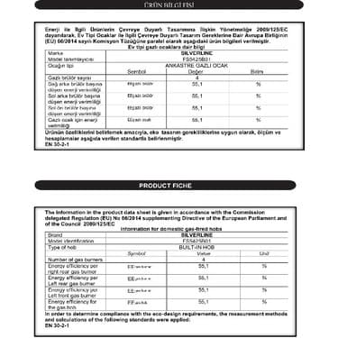 Silverline FS5425B01 Set Üstü Ocak Siyah 3