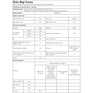 Samsung RB58DS75EWW/TR 580 Lt Alttan Donduruculu No-Frost Buzdolabı, İkili Soğutma 4