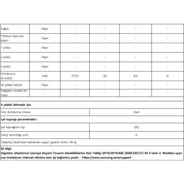 Samsung RB58DS75EWW/TR 580 Lt Alttan Donduruculu No-Frost Buzdolabı, İkili Soğutma 5