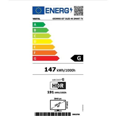 Vestel 65O9900 65" 165 Ekran Dahili Uydu Alıcılı 4K Ultra HD Smart OLED TV 8