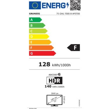 Grundig 75GHU7000B 75" 190 Ekran Uydu Alıcılı 4K Ultra HD Smart LED TV 6