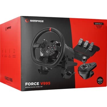 Rampage Force V995 Ps4/pc/xbox One/xbox Series S/x 3 Pedallı -El Vitesi Gaming Oyuncu Direksiyonu 8