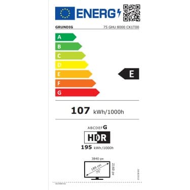 Grundig 75GHU8000 75" 190 Ekran 4K UHD Smart Uydu Alıcılı TV 6