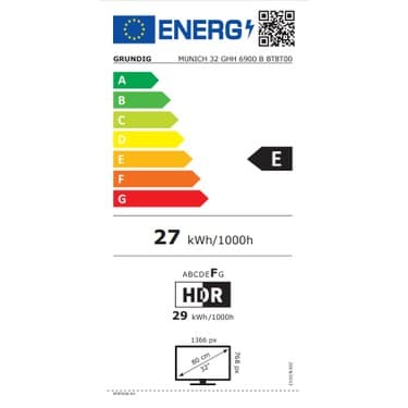 Grundig Münich 32 GHH 6900 B 32" HD Smart LED TV Uydu Alıcılı 7