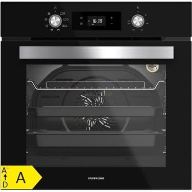 Silverline BO6504B01 S4 Ankastre Fırın Siyah 2