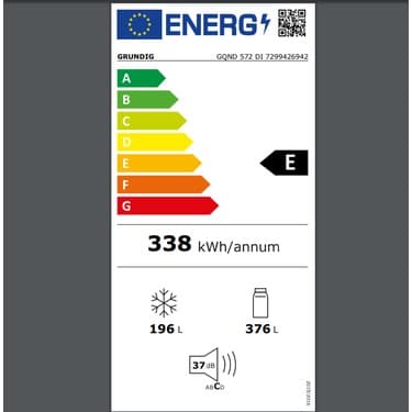 Grundig Gqnd 572 Dı E Enerji Sınıfı 572 Lt No Frost Buzdolabı 5