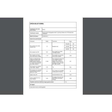 Bosch SMS6EAI81T C Enerji Sınıfı 8 Programlı 13 Kişilik Bulaşık Makinesi Inox 7