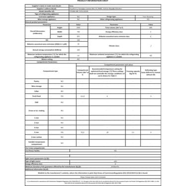 Beko 970406 MB No Frost Beyaz Tezgah Seviyesi Buzdolabı 130 L 6