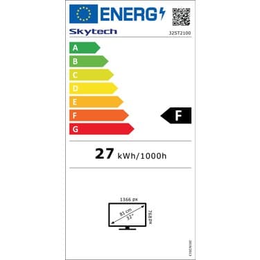 Skytech 32ST2100 32" 81 Ekran Dahili Uydu Alıcılı HD Ready Smart LED TV 7