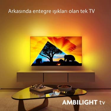 Philips 48OLED759/12 48'' 121 Ekran Uydu Alıcılı 4K Ultra HD Smart Ambilight LED TV 2