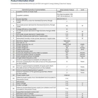 Philips 48OLED759/12 48'' 121 Ekran Uydu Alıcılı 4K Ultra HD Smart Ambilight LED TV 5