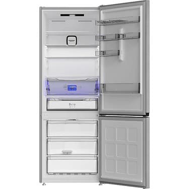 Grundig Grundıg Gpknd 490 I E Enerji Sınıfı 490 L Duo-No Frost Alttan Donduruculu Buzdolabı Inox 2