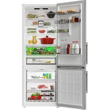 Grundig Grundıg Gpknd 490 I E Enerji Sınıfı 490 L Duo-No Frost Alttan Donduruculu Buzdolabı Inox 3