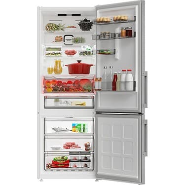 Grundig Grundıg Gpknd 490 I E Enerji Sınıfı 490 L Duo-No Frost Alttan Donduruculu Buzdolabı Inox 4