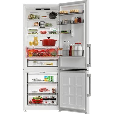 Grundig GPKND 490 E Duo-No Frost Alttan Donduruculu Buzdolabı Beyaz (490L) 3