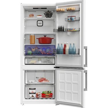 Grundig Grundıg Gpknd 477 E Enerji Sınıfı 475LT Duo-No Frost Kombi Tipi Buzdolabı Beyaz 5