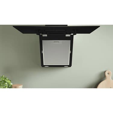 Bosch DWK64PJ60T Duvar Tipi Davlumbaz Yüksek Emiş Gücü 690 m3/sa Siyah Renk 4