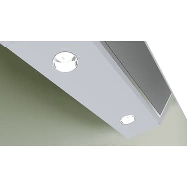 Bosch DWK66PJ20T Ankastre Davlumbaz Duvar Tipi Beyaz Eğimli Tasarım 60 cm 5