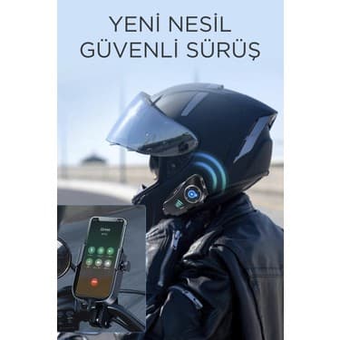 Torima Q28 Intercom +32GB Sd Kartlı Bluetooth Motorsiklet Kask Kulaklığı Interkom 4