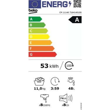 Beko cmx 11140 Çamaşır Makinesi + Km 1101 Kurutma Makinesi 6