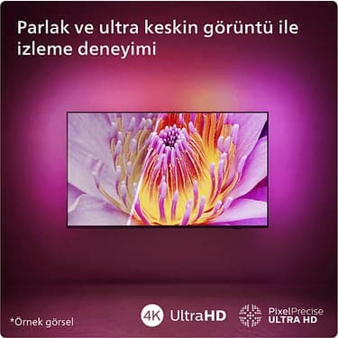 Philips 55PUS8609/62 55'' 139 Ekran Uydu Alıcılı 4K Ultra HD LED Dolby Atmos Titan Os Ambilight TV 5