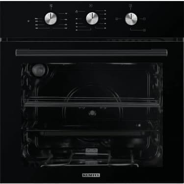 Kumtel Turbo Kristal Siyah Cam Ankastre Set (DA6-830 Davlumbaz + Ko-40 Tahdf Ocak + B66-SF2 Fırın) 5