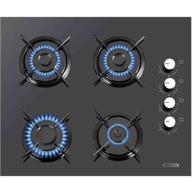 Kumtel 3'lü Ankastre Set Antrasit (Kumandalı 835 Davlumbaz + Ko-40 Ankastre Ocak + BS66 Ankastre Fırın) 3