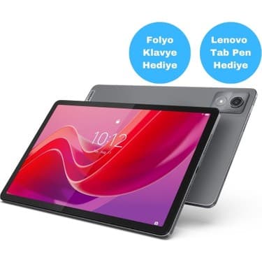 Lenovo Tab K11 TB330FUP 8gb 128GB Wifi + Bluetooth Tablet ZADL0072TR Folyo Klavye & Lenovo Tab Pen Hediyeli 2