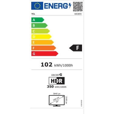 TCL 65C855GTV 65'' 164 Ekran Uydu Alıcılı 4K Ultra HD Smart Google QLED TV 4