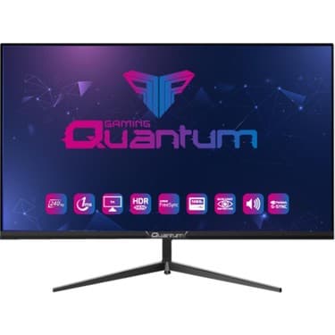 Quantum Gaming PG24 23.8" FHD VA 200Hz 1ms 300nit RGB Işıklı Gaming Monitör – 2xHDMI, DP, 2x3W Hoparlör, VESA 2