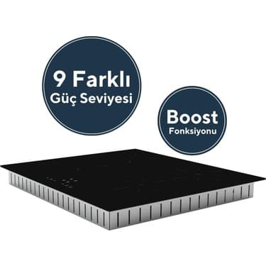 Kumtel I6-4tb Siyah Indüksiyonlu Ankastre Ocak I6-4tb 3