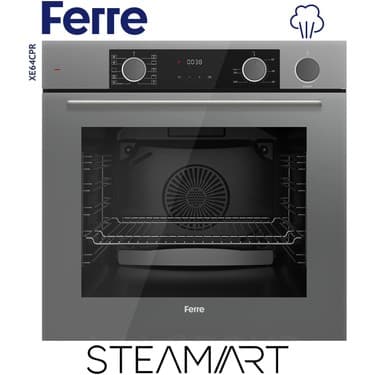 Ferre Steamart Ss Serisi Gri Set (SS208 + XE64CPR +D082 ) - Kare Emaye Izgara 4
