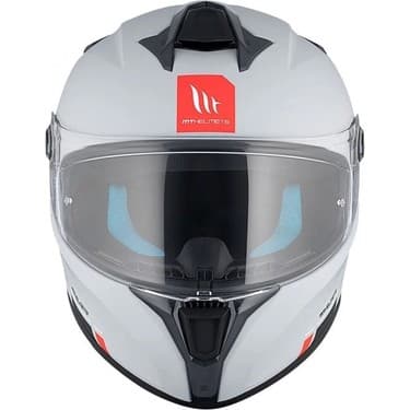 Mt Helmets Kask Targo S Solid Mat Beyaz 4