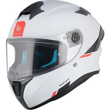 Mt Helmets Kask Targo S Solid Mat Beyaz 5