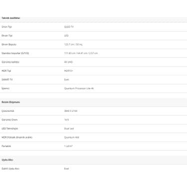 Samsung 50Q60D 50" 126 Ekran Uydu Alıcılı 4K Ultra HD Smart QLED TV 5