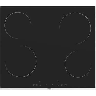 Ferre Fryart Elektrikli Beyaz Cam Ankastre Set D064 - MS261 Vitroseramik - XE63CB (Su Arıtma Sürahisi Hediyeli) 3