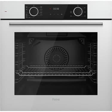 Ferre Fryart Elektrikli Beyaz Cam Ankastre Set D064 - MS261 Vitroseramik - XE63CB (Su Arıtma Sürahisi Hediyeli) 4