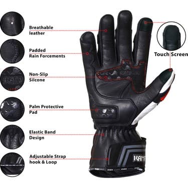 Kamfan Mbg-2 Yaz Motosiklet Eldiven 4