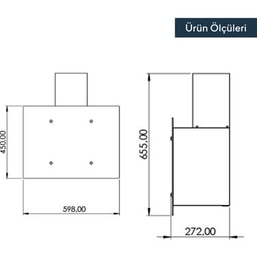 Kumtel Italian Design Cam Ankastre Davlumbaz DF6-833 3