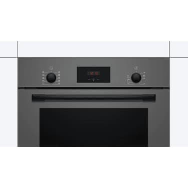 Bosch HBF512BH1T 66 L Ankastre Fırın Gümüş 3