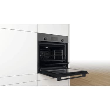 Bosch HBF512BH1T 66 L Ankastre Fırın Gümüş 4